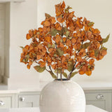 Orange Artificial Bougainvillea Flowers Arrangements - 27.5"