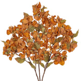 Orange Artificial Bougainvillea Flowers Arrangements - 27.5"