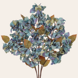 Blue Artificial Bougainvillea Flowers Arrangements - 27.5"