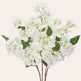 White Artificial Bougainvillea Flowers Arrangements - 27.5"