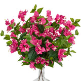 Red Artificial Bougainvillea Flowers Bouquets with Long Stem