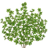 33.5" Artificial Fall Green Leaves Stems Branches