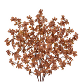 33.5" Artificial Fall Red Leaves Stems Branches