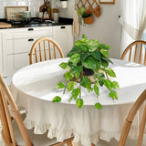 Artificial Hanging Pothos Vine Leaves Plants Potted in Black Pot