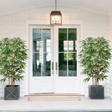 Artificial Bamboo Tree Large Fake Floor Plants Potted for Living Room - 7ft