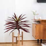 Artificial Agave Potted Fake Red Succulents Plant for Home - 17.3"