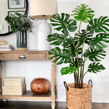4.5FT Artificial Monstera Plant Fake Tropical Palm Plants Trees