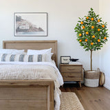 Artificial Orange Tree Fake Citrus Fruits Plant Potted for Home Decor -5ft