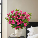 Red Artificial Bougainvillea Flowers Bouquets with Long Stem