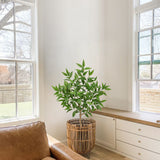 Artificial Eucalyptus Tree Fake Plant Potted for Home - 4ft