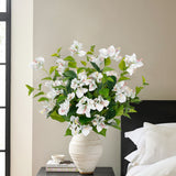 White Artificial Bougainvillea Flowers Bouquets with Long Stem