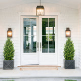 3ft Artificial Cedar Trees Fake Shrubs Cypress Trees with LED Lights Outdoor - 2pcs