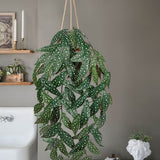Artificial Hanging Begonia Vines Spot Plants Fake Potted Plants with Hook