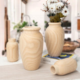 Handmade Wooden Flower Vase for Flower Arrangement
