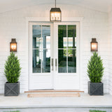 3ft Artificial Cedar Topiary Trees Fake Shrubs Cypress Trees - 2pcs