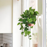 Artificial Pothos Hanging Fake Ivy Vine Plants - 25"
