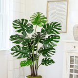 4.5FT Artificial Monstera Plant Fake Tropical Palm Plants Trees