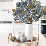 Blue Artificial Bougainvillea Flowers Arrangements - 27.5"