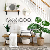 3ft Artificial Monstera Plant Fake Palm Tropical Plant Potted - 26 Leaves, 2pcs