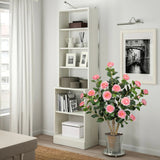 Pink Artificial Camellia Tree Plant Fake Blooming Tree Potted - 3ft