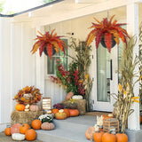 Fall Artificial Boston Fern Hanging Baskets Plant Potted