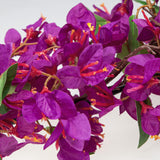 Purple Artificial Bougainvillea Flower Garland Silk Floral Vine - 6ft