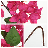 Red Artificial Bougainvillea Flowers Arrangements - 27.5"