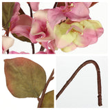 Pink Artificial Bougainvillea Flowers Arrangements - 27.5"